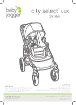 Baby Jogger city select LUX Assembly Instruction Manual preview