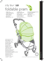 Baby Jogger City Tour Lux Instructions For Use Manual preview