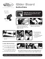 Preview for 1 page of Baby Jogger Glider Board Instructions