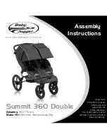 Baby Jogger SUMMIT 360 DOUBLE Assembly Instructions Manual preview