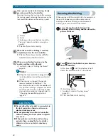 Предварительный просмотр 44 страницы Baby Lock A-LINE Grace BL40 Instruction And Reference Manual