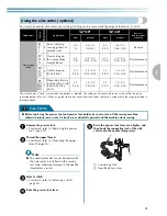 Preview for 83 page of Baby Lock A-LINE Grace BL40 Instruction And Reference Manual