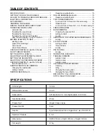 Preview for 3 page of Baby Lock A-LINE Lauren BL450A Instruction And Reference Manual