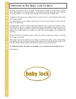 Предварительный просмотр 4 страницы Baby Lock Acclaim BLES4 Instruction And Reference Manual