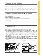 Preview for 21 page of Baby Lock Acclaim BLES4 Instruction And Reference Manual