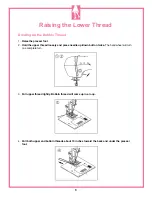 Preview for 8 page of Baby Lock Amelia BL100A Getting To Know Manual