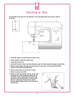 Preview for 11 page of Baby Lock Amelia BL100A Getting To Know Manual