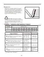 Preview for 22 page of Baby Lock Amelia BL100A Instruction And Reference Manual