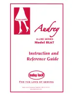 Baby Lock Audrey BL67 Instruction And Reference Manual preview