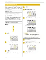 Preview for 134 page of Baby Lock Aventura BLMAV Instruction And Reference Manual