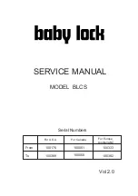 Предварительный просмотр 39 страницы Baby Lock BL-101 Service Manual