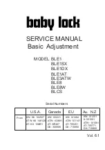 Предварительный просмотр 47 страницы Baby Lock BL-101 Service Manual