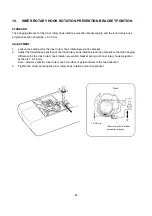 Предварительный просмотр 43 страницы Baby Lock BL-6800 Service Manual