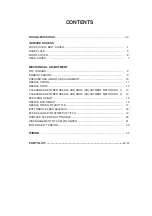 Preview for 2 page of Baby Lock BL9 Service Manual And Parts List