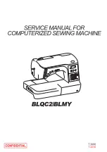 Baby Lock BLMY Service Manual preview