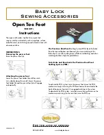 Baby Lock BLQ2-OT Instructions preview