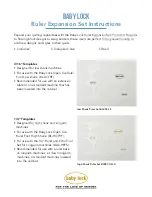 Предварительный просмотр 2 страницы Baby Lock BLRK3-HSLA Instructions Manual