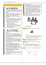 Preview for 24 page of Baby Lock BLTA Instruction & Reference Manual