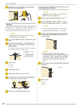 Preview for 88 page of Baby Lock BLTA Instruction & Reference Manual