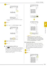 Предварительный просмотр 117 страницы Baby Lock BLTA Instruction & Reference Manual