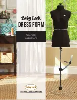 Preview for 1 page of Baby Lock Dress Form Assembly Instructions