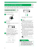 Preview for 58 page of Baby Lock Elizabeth BL200A Instruction And Reference Manual