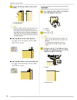 Preview for 73 page of Baby Lock Ellageo BLL Instruction And Reference Manual