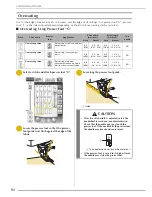 Preview for 108 page of Baby Lock Ellisimo BLSO Instruction And Reference Manual