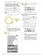 Preview for 242 page of Baby Lock Ellisimo BLSO Instruction And Reference Manual