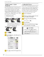 Предварительный просмотр 88 страницы Baby Lock Ellisimo GOLD BLSOG Instruction And Reference Manual