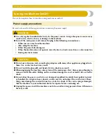 Preview for 18 page of Baby Lock Ellure (BLR) Instruction And Reference Manual