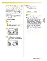 Preview for 75 page of Baby Lock Ellure (BLR) Instruction And Reference Manual