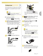 Preview for 53 page of Baby Lock ellure plus BLR2 Instruction And Reference Manual