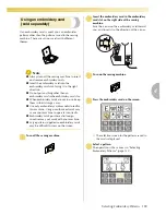 Preview for 161 page of Baby Lock ellure plus BLR2 Instruction And Reference Manual