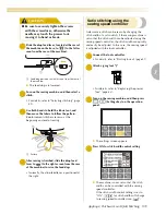 Предварительный просмотр 111 страницы Baby Lock Ellure PLUS BLR3 Instruction And Reference Manual