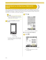 Preview for 110 page of Baby Lock Embroidery Professional PLUS BMP9 Instruction And Reference Manual