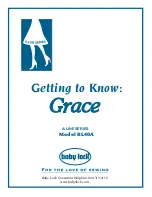 Baby Lock Grace A-Line Series BL40A Quick Reference Manual preview