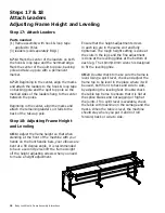 Preview for 28 page of Baby Lock Kinetic Frame Assembly Instructions Manual