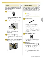 Предварительный просмотр 119 страницы Baby Lock Melody BLMY Instruction And Reference Manual