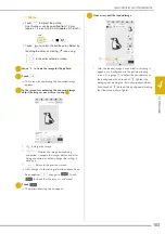 Предварительный просмотр 105 страницы Baby Lock Meridian 2 Instruction & Reference Manual