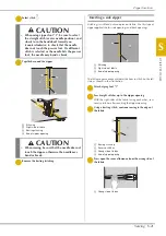 Preview for 73 page of Baby Lock PRESTO Instruction And Reference Manual