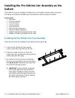 Preview for 13 page of Baby Lock Pro-Stitcher Lite BLPS-LITEG-VF Installation Manual