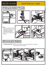 Preview for 3 page of Baby Lock Sashiko Quick Reference Manual