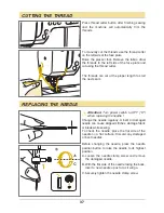 Preview for 38 page of Baby Lock Serenade BLSN Instruction And Reference Manual