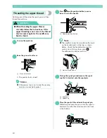 Preview for 32 page of Baby Lock Sofia BL137A2 Instruction And Reference Manual