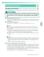 Preview for 165 page of Baby Lock Sofia BL137A2 Instruction And Reference Manual