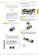 Preview for 57 page of Baby Lock Solaris 2 Instruction And Reference Manual