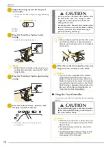 Preview for 80 page of Baby Lock Solaris 2 Instruction And Reference Manual