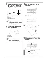 Предварительный просмотр 6 страницы Baby Lock Symphony BLSY Instruction And Reference Manual Addendum