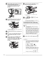 Preview for 14 page of Baby Lock Symphony BLSY Instruction And Reference Manual Addendum